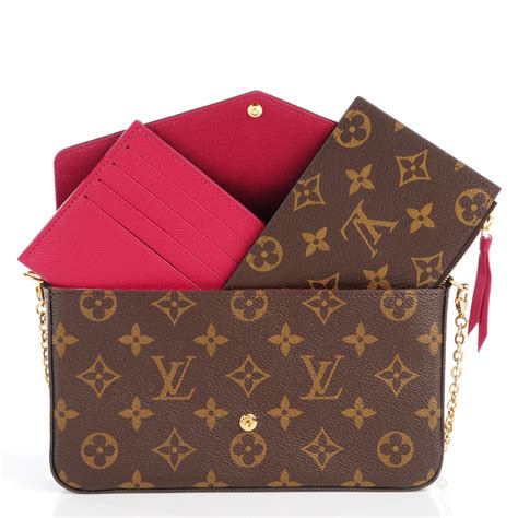 louis vuitton chain wallet felicie.